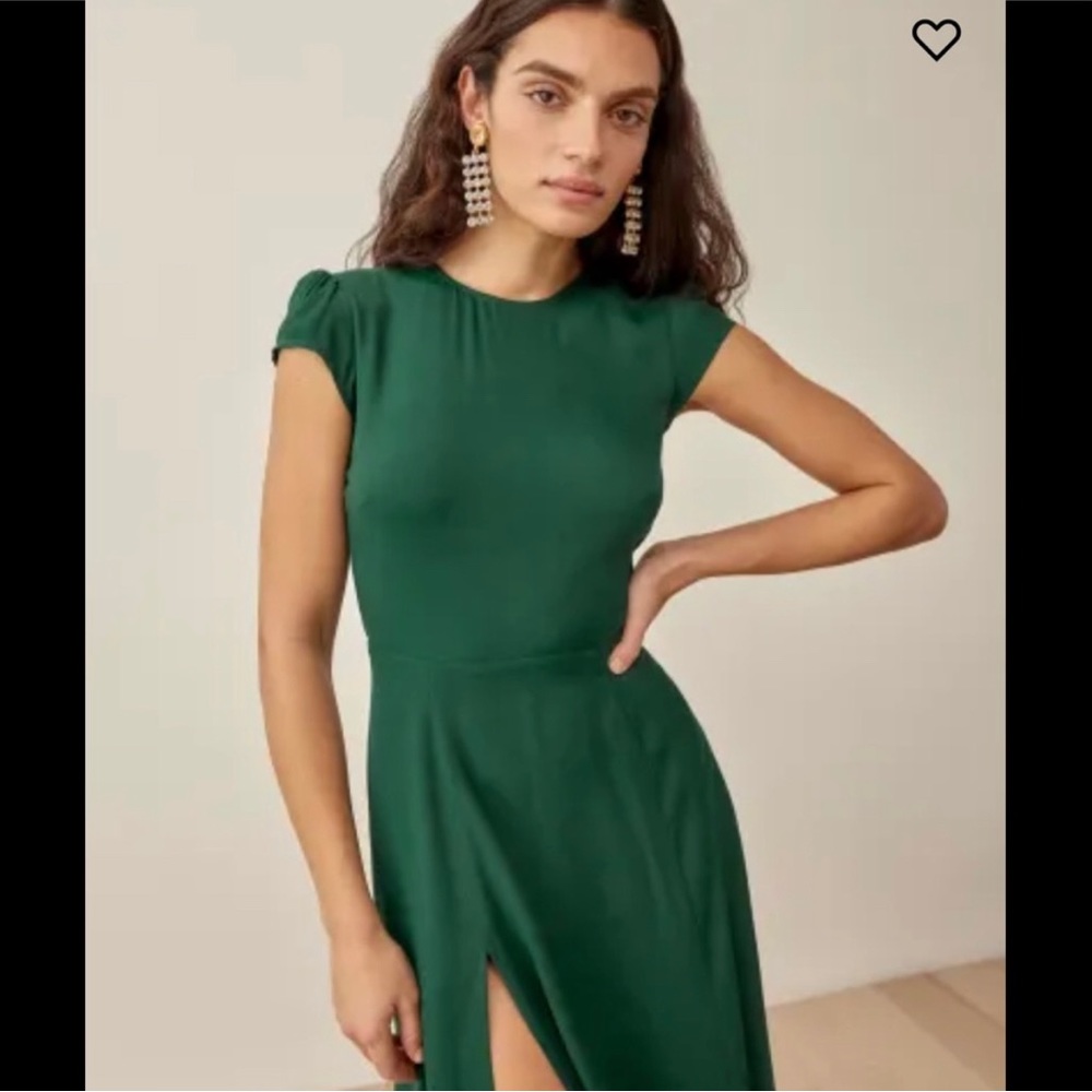 COPY - Emerald green Reformation dress size 6